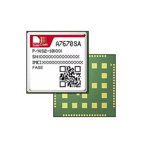 SIMcom A7670SA-FASE CAT1+2G支持GNSS蓝牙模拟语音