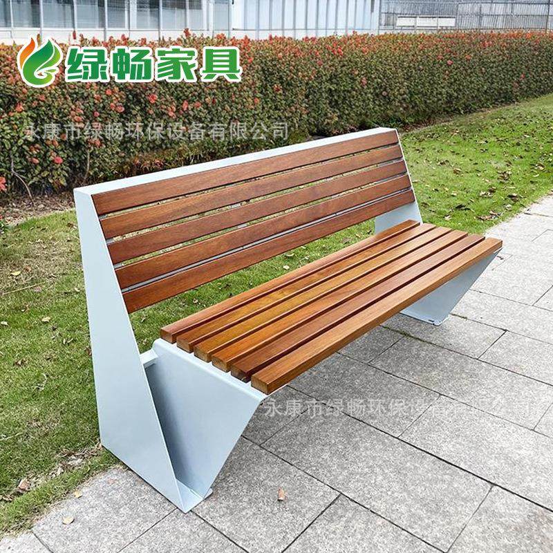 公园椅户外长椅不锈钢实木塑木靠背椅长条凳小区广场庭院休闲椅,商业/办公家具,等候椅系列,淘宝优惠券,粉丝福利购,淘宝优惠卷