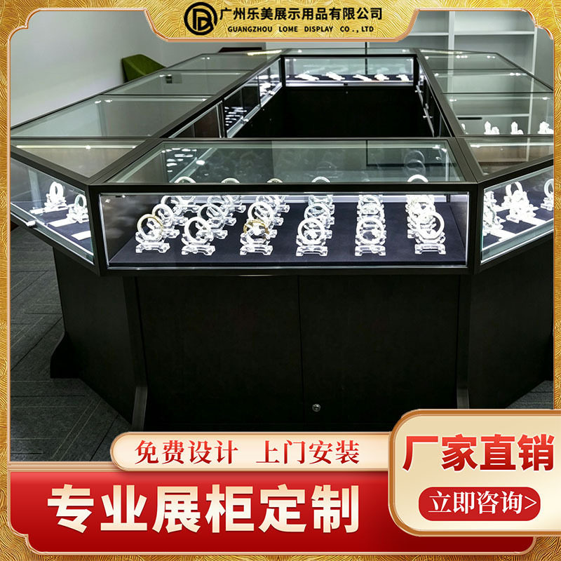 钢结构博物馆展示柜古董陈列柜文玩收藏品展柜珠宝钢化玻璃展柜