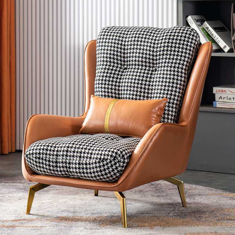 单人沙发千鸟格现代轻奢小客厅公寓卧室阳台网红懒人休闲老虎椅子,模玩/动漫/周边/娃圈三坑/桌游,模型制作工具/辅料耗材,淘宝优惠券,粉丝福利购,淘宝优惠卷
