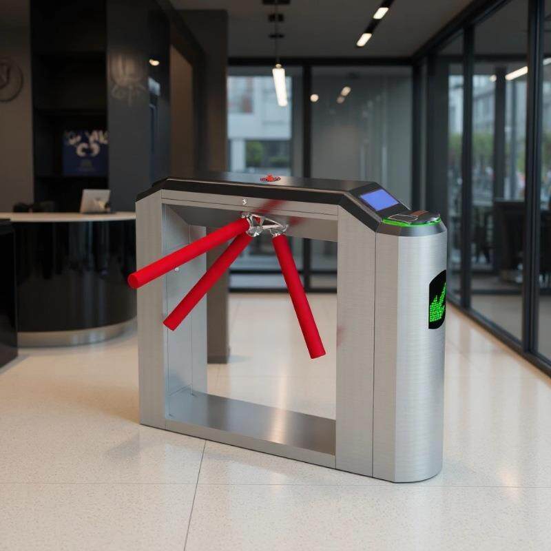 速通门指纹刷卡三辊闸工厂车间通道智能小区门禁闸机全自动