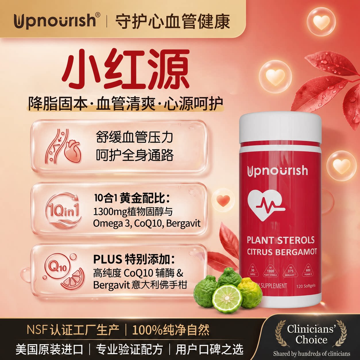 Upnourish上源优养胆固醇健康
