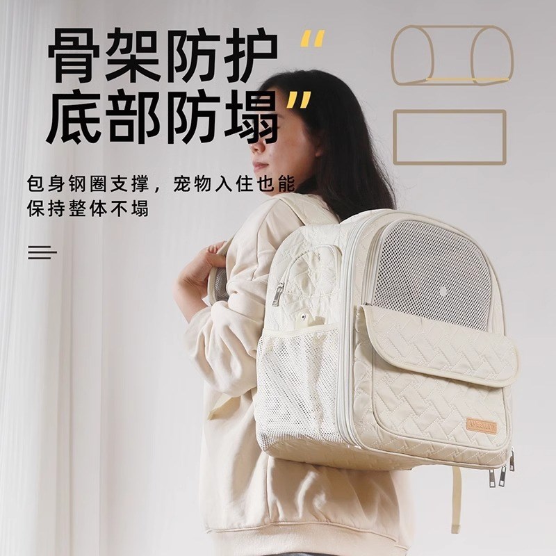 猫包太空舱猫咪双肩透气外出便携手提百搭大容量猫咪狗狗宠物背包