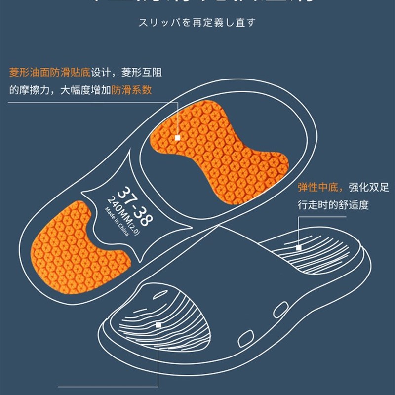 孕妇防滑拖鞋月子可外穿女款夏天中老年浴室洗澡家居内凉拖鞋