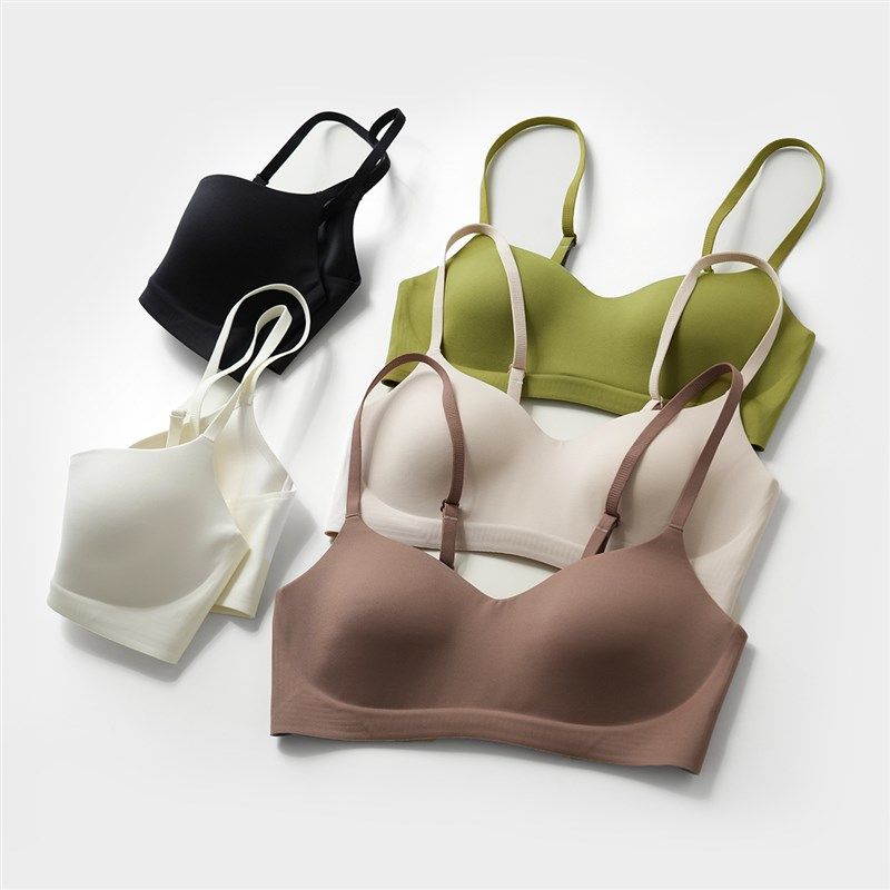 女士无痕一体杯文胸 细肩带自由调节双排扣胸罩一片式内衣 四季款,女士内衣/男士内衣/家居服,文胸,淘宝优惠券,粉丝福利购,淘宝优惠卷