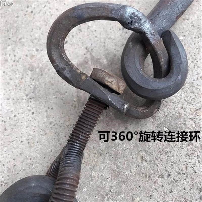 锻打连环钩臀屠宰场屠夫专沟铁钩子加粗长捅钩挂猪W钩用挂肉钩手