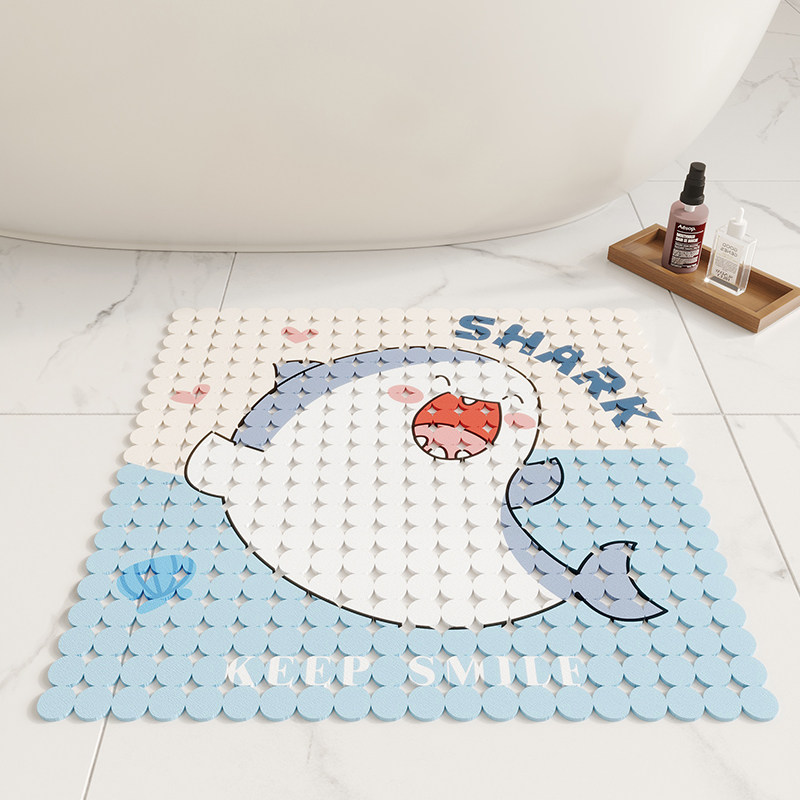 浴室防滑地垫方形淋浴房儿童孕妇洗澡吸盘垫镂空卫生间防水脚垫子,居家布艺,家用脚垫,淘宝优惠券,粉丝福利购,淘宝优惠卷
