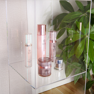 亚克力服装店展示架鞋包帽陈列架精品饰品收纳置物架透明展示货架