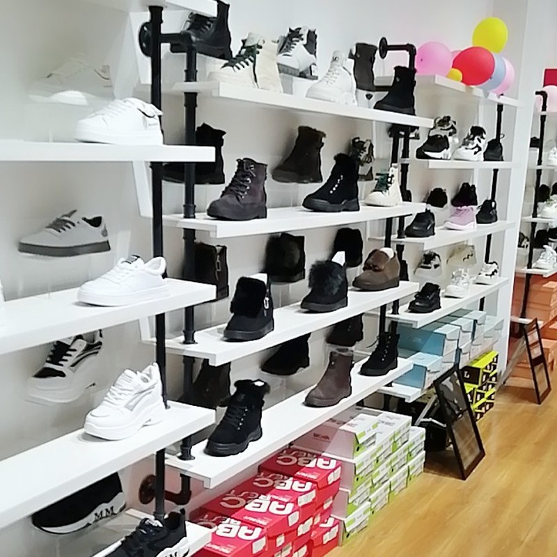 鞋架鞋店展示架店铺鞋货架上墙A置物架童鞋商用多层展示柜组合定