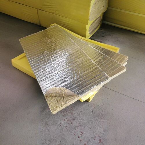 铝箔岩棉板防排烟保m温板玄武棉隔音外墙面保温屋顶保温耐高温隔