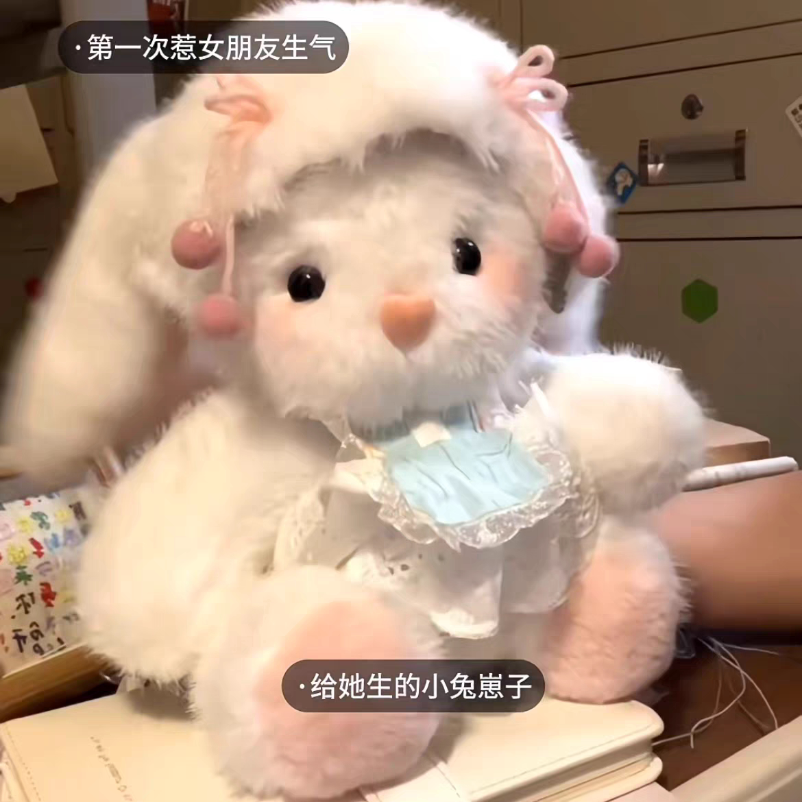 会动耳朵会录音说话的兔