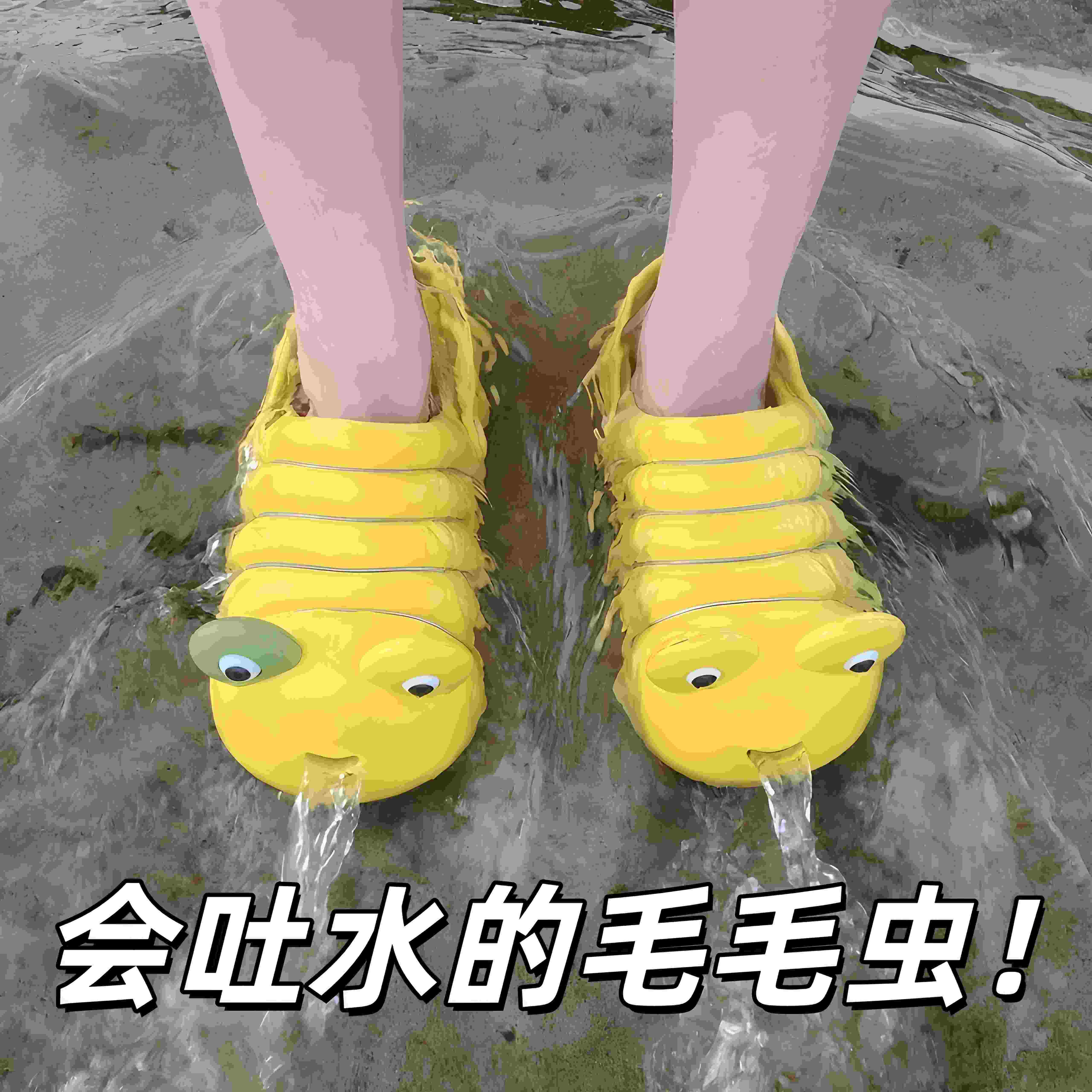 会吐水的毛毛虫！爆笑虫