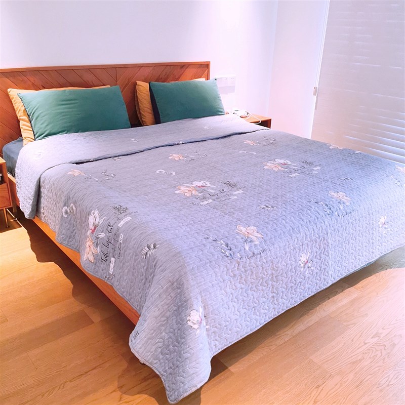 绗缝床单双面夹棉四季被多功用床盖E榻榻米床垫褥铺沙发韩式大尺