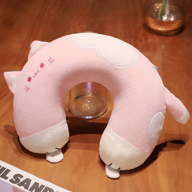 记忆棉u型枕头护颈枕卡通飞x机旅行头枕颈部靠枕车用学生颈椎枕头