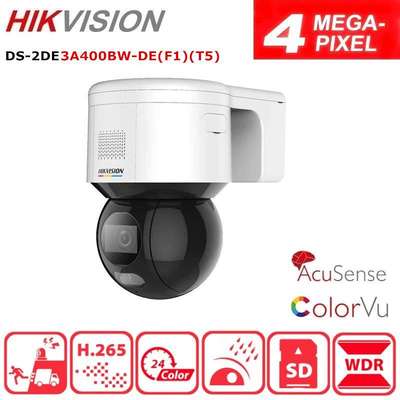 HIKvision 海外版 4MP IP PTZ colorfu Camera DS-2DE3A400BW-DE