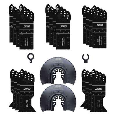 24pcs 切锯混装快速切割多功能震动摆动据片锯片修边机万用宝锯片