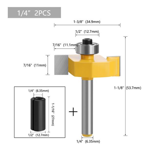 木工二合一T型滚珠刀开糟宽度11mm二合一新款T型滚珠刀特殊尺寸刀