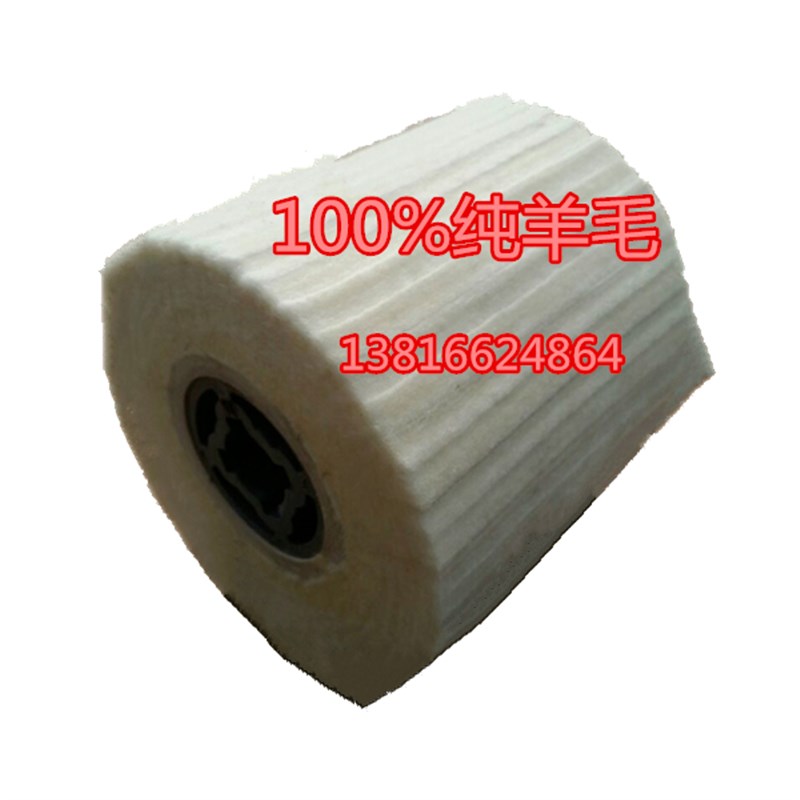 100%纯羊毛 十字芯拉丝机专用/羊毛抛光轮/镜面抛光轮 镜面处理图片