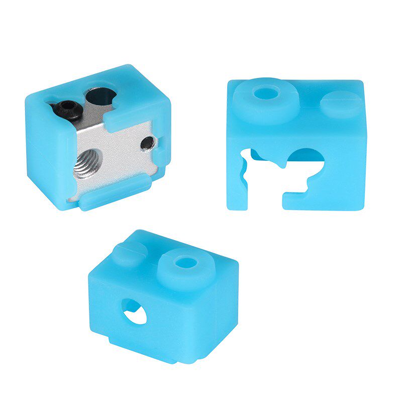 3D打印机配件 E3D V6黄铜喷嘴1.75/0.4mm硅胶套带扳手套装DIY套件