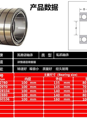 鲁泰轴承FC202780-FC202970-FC2028104 FC202880 203010