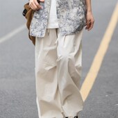 弎狸TIP 子潮 宽松弯刀裤 日系复古纯色百搭休闲裤 男女直筒阔腿长裤