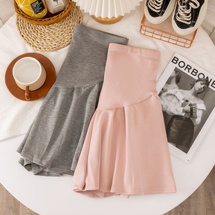 宽松大码 外穿托腹阔腿短裤 休闲热裤 夏装 夏 孕妇裤 怀孕打底裤 子夏季