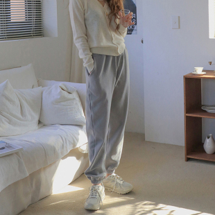 加长托腹春秋宽松萝卜灯笼裤 孕妇运动裤 休闲束脚卫裤 外穿长裤 秋季