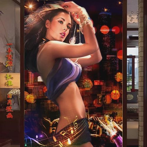 ktv酒吧歌厅墙面装饰墙壁画个性背景墙海报自粘墙纸贴画
