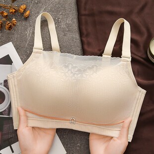 8CM加厚抹胸内衣女p小胸聚拢防走光一片式平胸专用显大无钢圈文胸