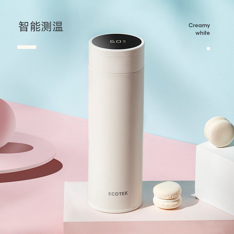 智能保温杯女便携学生316不锈钢可F爱简约大容量男提醒喝水杯子