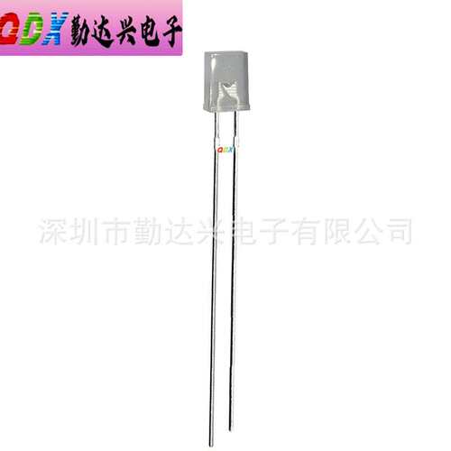 257白发蓝方形蓝色指示灯2*5*7mm蓝光直插式led灯珠发光二极管