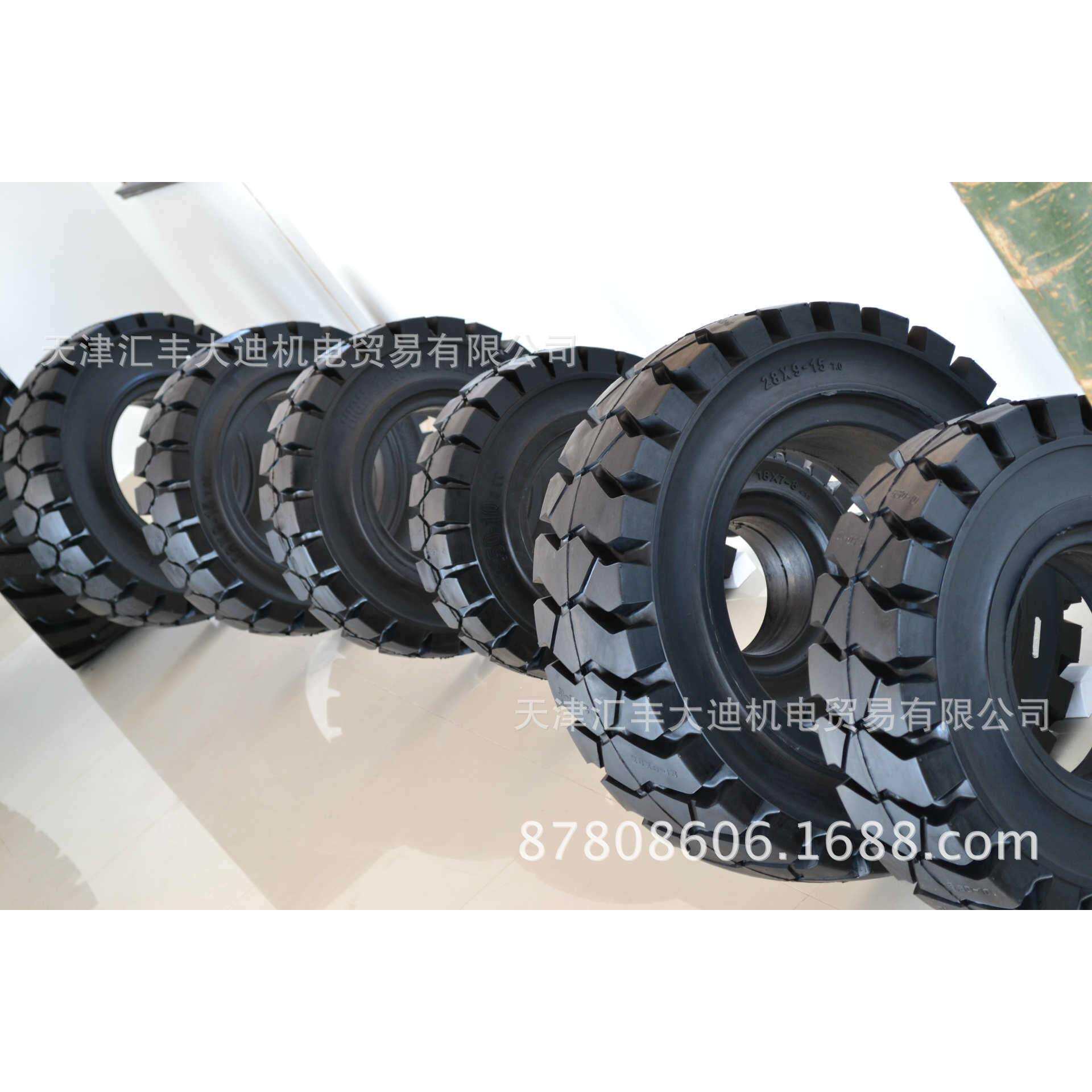 叉车轮胎拖车轮胎28x9-153吨叉车前轮实心充气轮胎设备配套实心胎