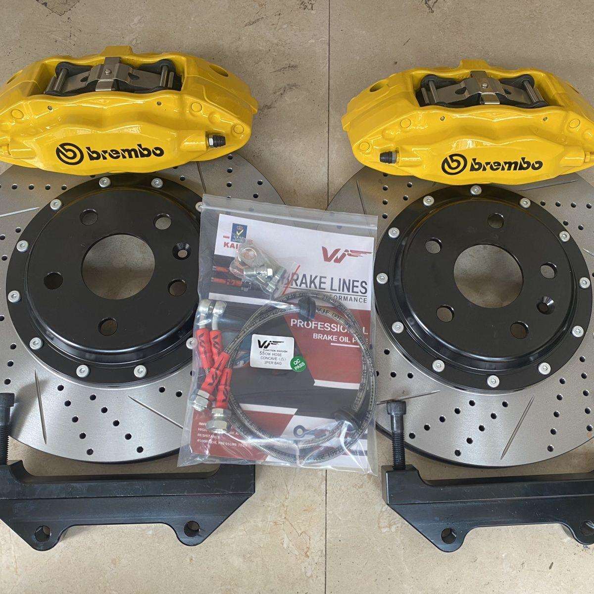 布雷博Brembo F50前轮四活塞刹车卡钳17-20寸330-355盘按车型