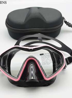 JUNHAIINS湿式潜水面镜高清防雾浮潜水肺潜面镜自由潜水单面镜大