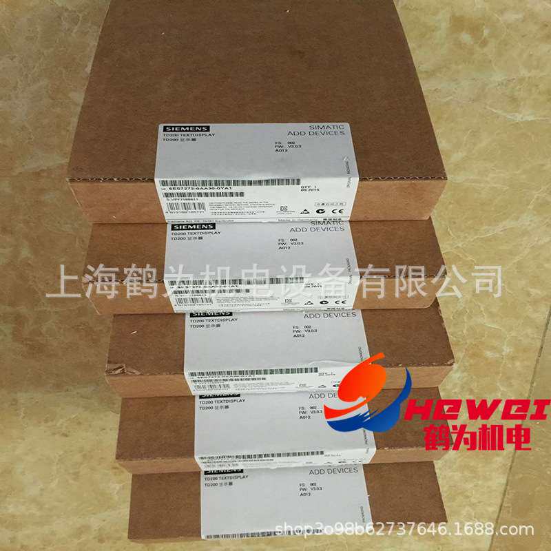 6ES7272-0AA30-0YA1原装PLC/TD200文本显示器 187.5kbit/s