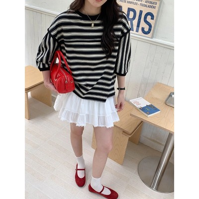 短袖通勤风新款thMorning夏日