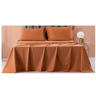 160支A类磨毛长绒棉床单单件纯棉单人1.5纯色双人1T.8米2.0m被单