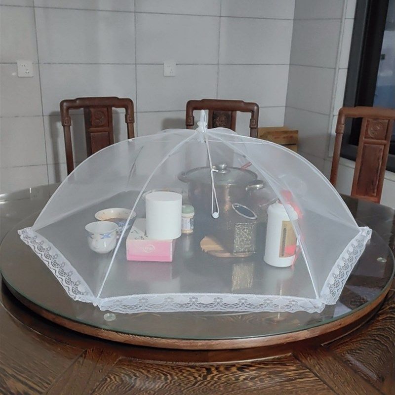 圆形防蚊网纱菜罩商用家用防蝇罩大号小号餐桌罩盖菜罩剩菜饭罩子,收纳整理,餐桌罩,淘宝优惠券,粉丝福利购,淘宝优惠卷