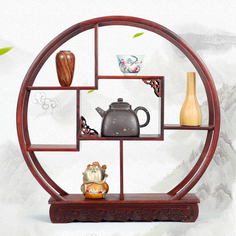 红酸枝小博古架实木中式多宝阁摆件置物架茶壶茶杯具展示收纳架子,住宅家具,多宝格/博古架,淘宝优惠券,粉丝福利购,淘宝优惠卷