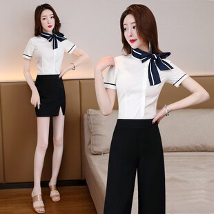 新款足浴技师工作服女气质套装美容院养生会所Q桑拿按摩沐足工衣