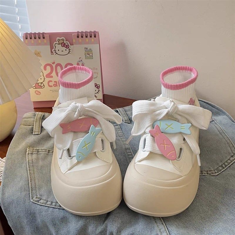女童板鞋2024夏季新款大童厚底面包鞋儿童圆头运动鞋女生鞋子增高,童鞋/婴儿鞋/亲子鞋,板鞋,淘宝优惠券,粉丝福利购,淘宝优惠卷