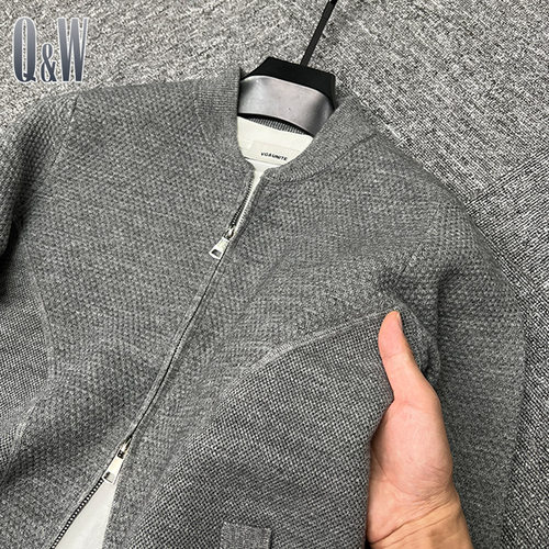 棒球领拉链开衫男针织衫春秋季加厚毛衣外套男装韩版休闲外搭潮流