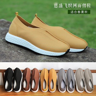 僧鞋秋冬僧侣僧人春秋布鞋男款软底出家人罗汉师傅鞋和尚居士鞋男