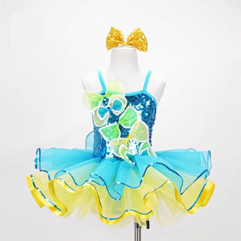 新款儿童蓬蓬裙幼儿园舞蹈公主裙连衣裙女童亮片纱裙表演服演出服,童装/婴儿装/亲子装,儿童演出服,淘宝优惠券,粉丝福利购,淘宝优惠卷