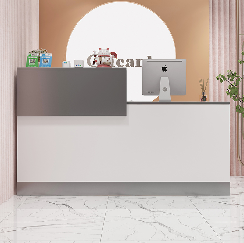 收银台吧台桌店铺小型前台接待台服装店餐饮商用网红简易收银柜台