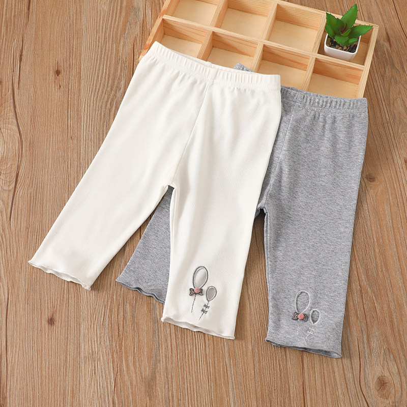 童装女小童夏季裤子新品宝宝韩版卡通七分裤小女孩洋气紧身打底裤,童装/婴儿装/亲子装,裤子,淘宝优惠券,粉丝福利购,淘宝优惠卷