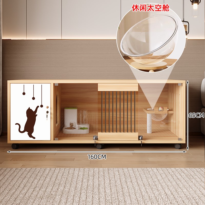 猫笼子实b木室内超大宠物店展示猫柜繁育寄养柜猫窝定制猫舍猫别