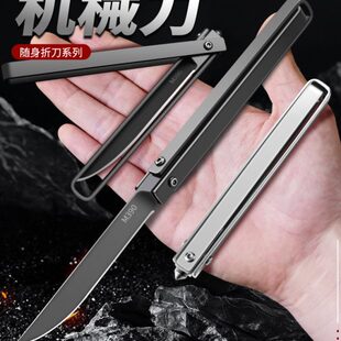 M390机械折叠水果刀便携手把吃肉小刀随身锋利高硬度户外生存刀具