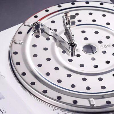 304家用隔圆形内支架蒸多功能蒸屉篦子蒸盘片水蒸格不锈钢电饭煲