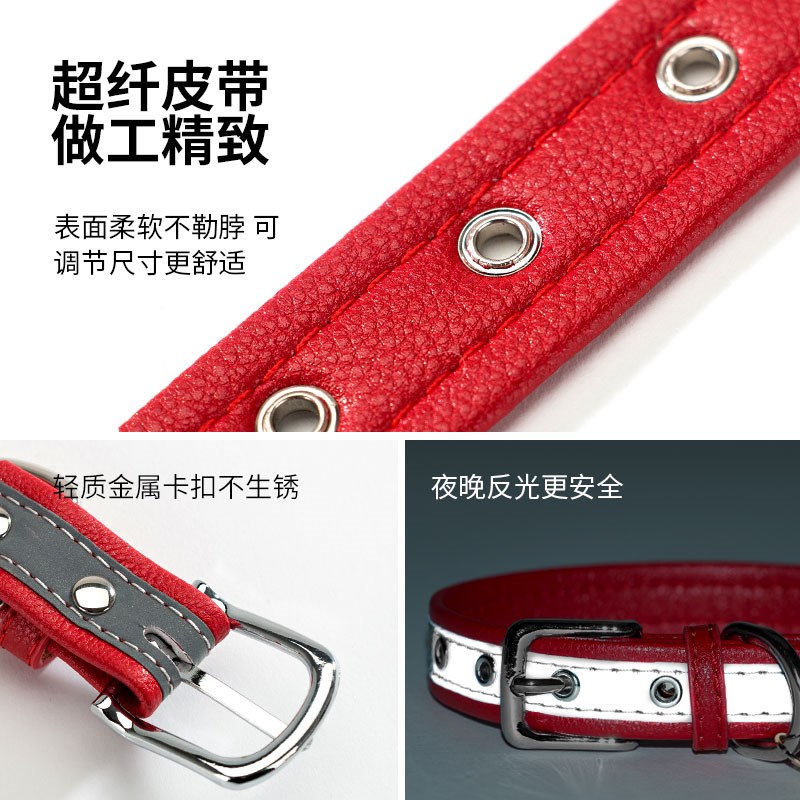 狗狗项圈中型犬小型犬狗狗铃铛狗牌定制泰迪项圈猫牌宠物狗狗用品